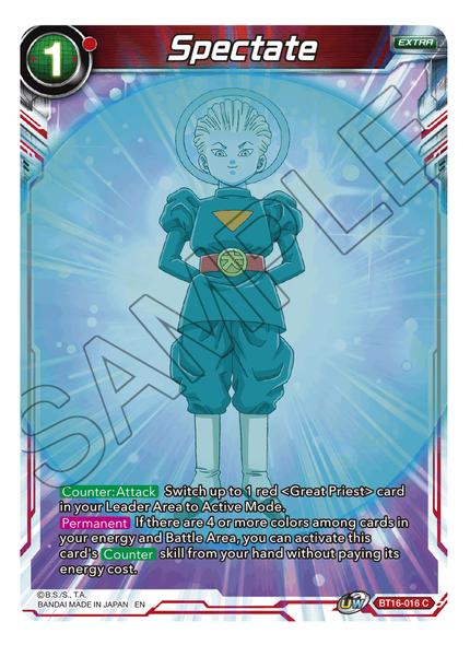 BT16-016: Spectate