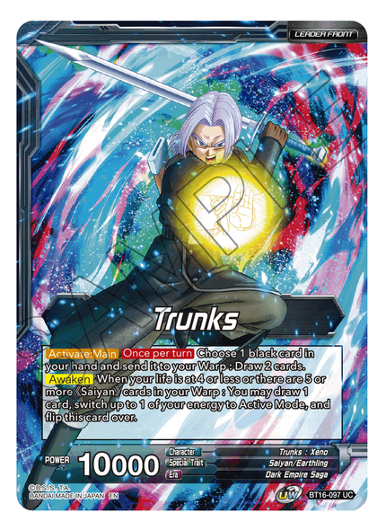 BT16-097: Trunks // SSG Trunks, Crimson Warrior