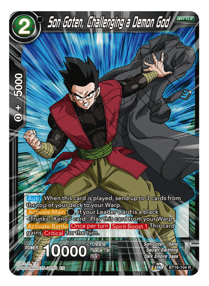 BT16-104: Son Goten, Challenging a Demon God