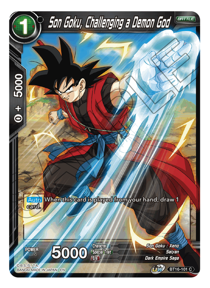 BT16-101: Son Goku, Challenging a Demon God