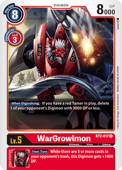 BT2-017: WarGrowlmon