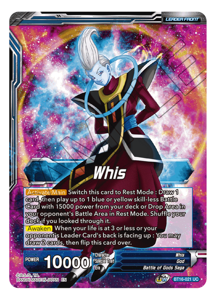 BT16-021: Whis // Whis, Invitation to Battle