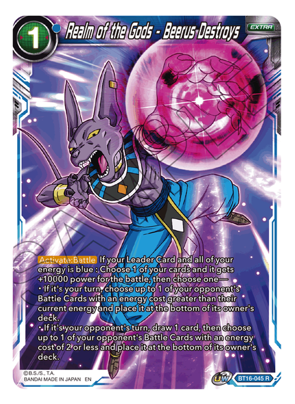 BT16-045: Realm of the Gods - Beerus Destroys