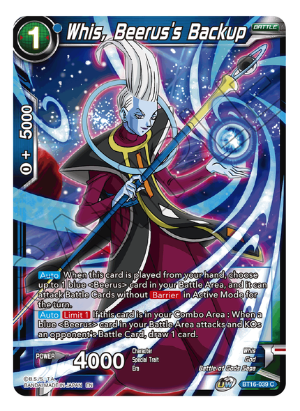 BT16-039: Whis, Beerus's Backup
