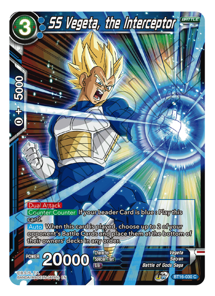 BT16-030: SS Vegeta, the Interceptor