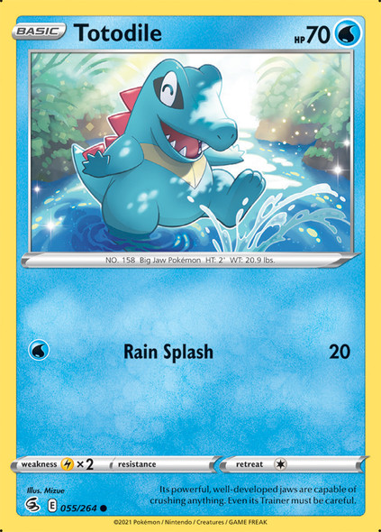 SWSH08-055/264: Totodile