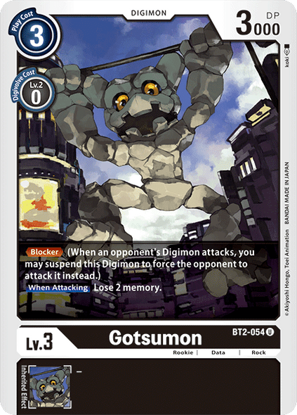 BT2-054: Gotsumon