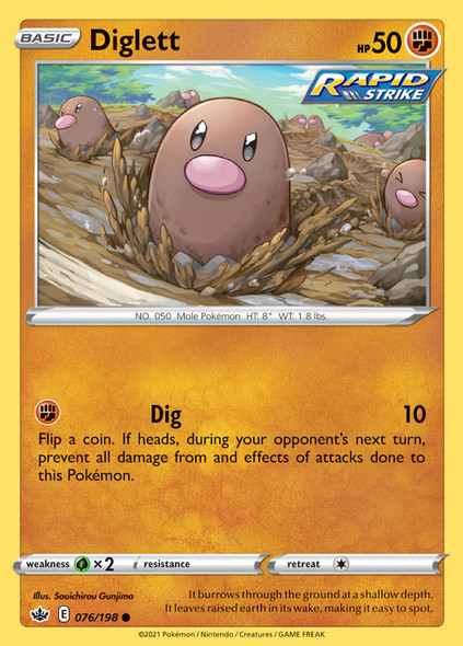 SWSH06-076/198: Diglett