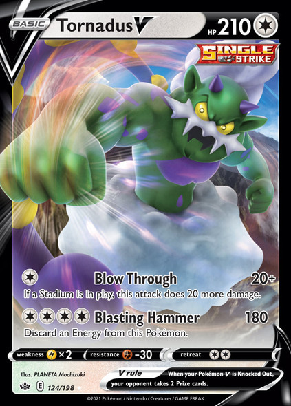 SWSH06-124/198: Tornadus V