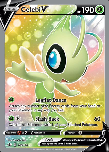 SWSH06-160/198: Celebi V (Full Art)