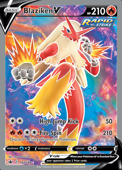 SWSH06-161/198: Blaziken V (Full Art)