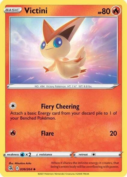 SWSH08-036/264: Victini (Reverse Holo)