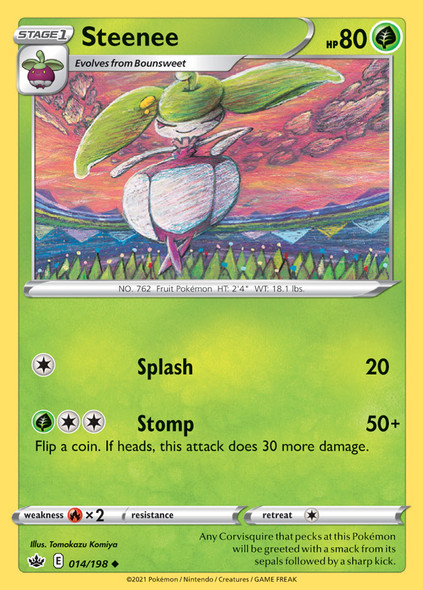 SWSH06-014/198: Steenee (Reverse Holo)