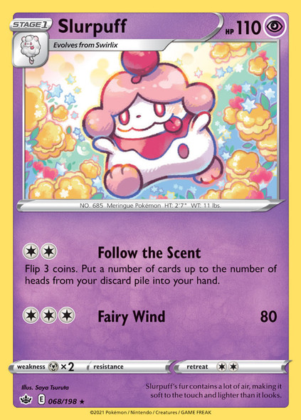 SWSH06-068/198: Slurpuff (Reverse Holo)