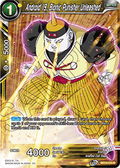 BT13-114: Android 19, Bionic Punisher Unleashed (Foil)