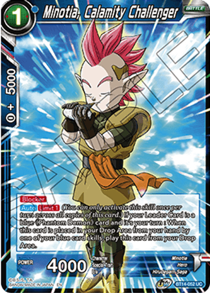 BT14-052: Minotia, Calamity Challenger