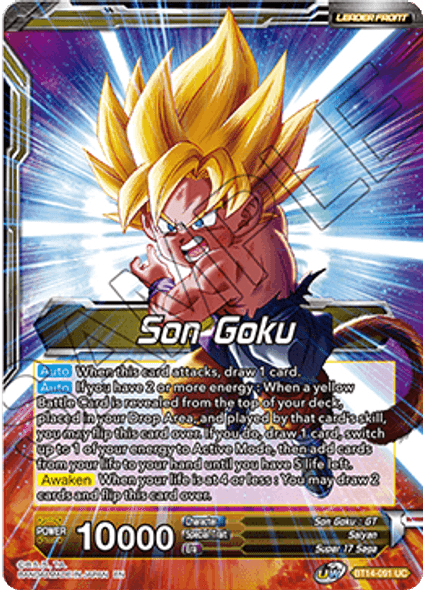 BT14-091: Son Goku // SS4 Son Goku, Returned from Hell