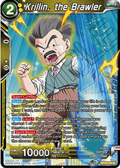 BT14-105: Krillin, the Brawler