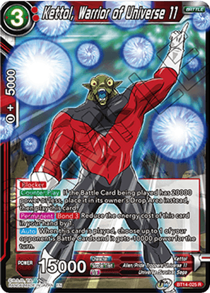 BT14-025: Kettol, Warrior of Universe 11 (Foil)