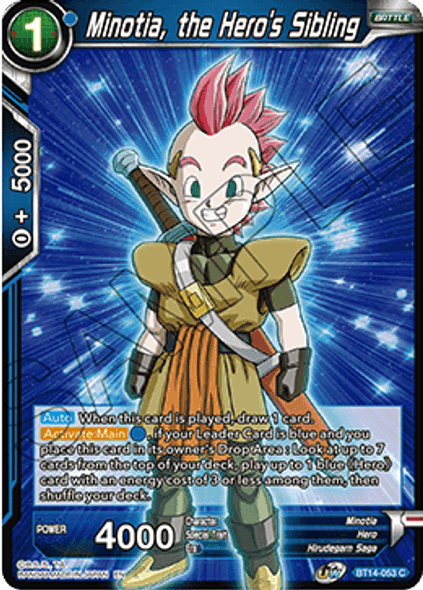 BT14-053: Minotia, the Hero's Sibling (Foil)