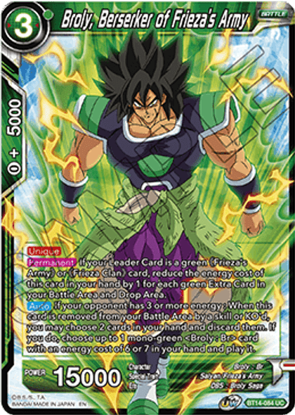 BT14-084: Broly, Berserker of Frieza's Army (Foil)