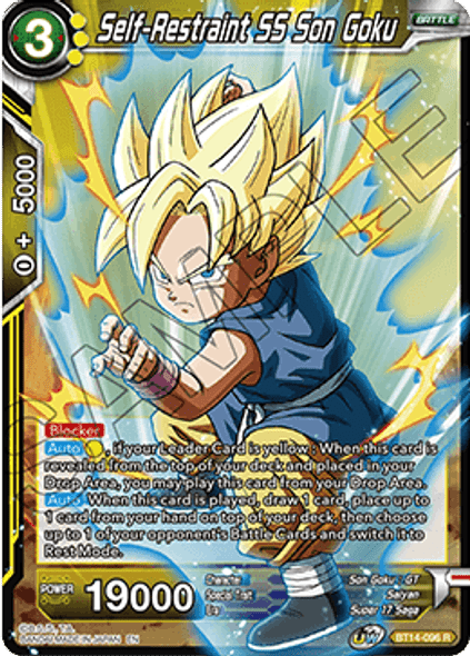 BT14-096: Self-Restraint SS Son Goku (Foil)