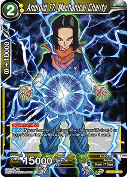 BT14-108: Android 17, Mechanical Charity (Foil)