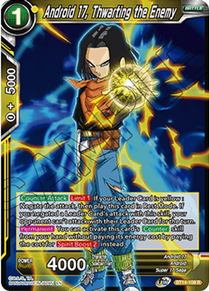 BT14-109: Android 17, Thwarting the Enemy (Foil)