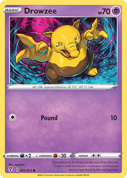 SWSH07-061/203: Drowzee