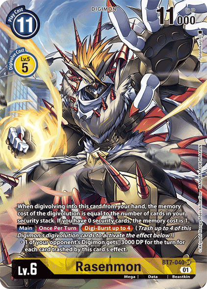 BT7-040: Rasenmon (Alternate Art)