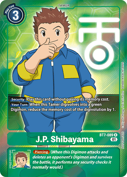 BT7-089: J.P. Shibayama (Box Topper)