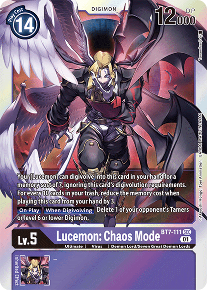 BT7-111: Lucemon: Chaos Mode