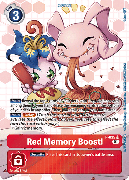 P-035: Red Memory Boost! (Next Adventure Box Promotion Pack)