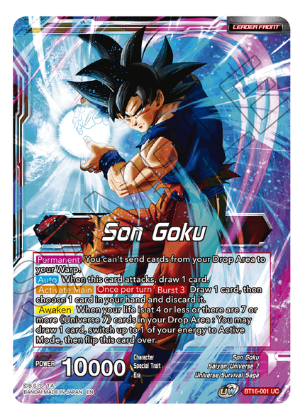 BT16-001: Son Goku // Son Goku, Supreme Warrior (Foil)