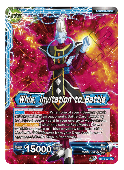 BT16-021: Whis // Whis, Invitation to Battle (Foil)