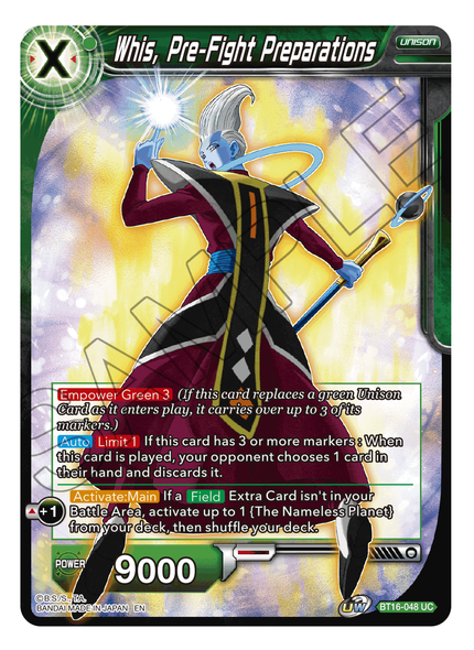 BT16-048: Whis, Pre-Fight Preperations (Foil)