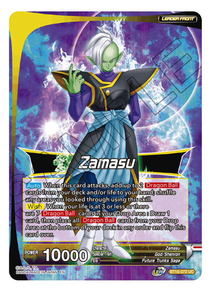 BT16-072: Zamasu // SS Rosé Goku Black, Wishes Fulfilled (Foil)