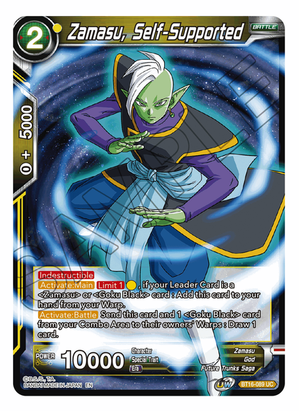 BT16-089: Zamasu, Self-Supported (Foil)