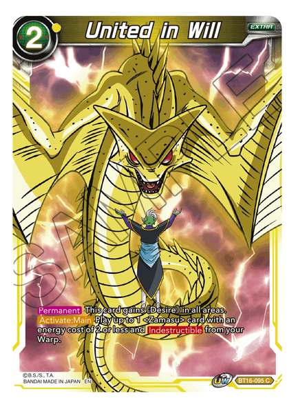 BT16-095: United in Will (Foil)