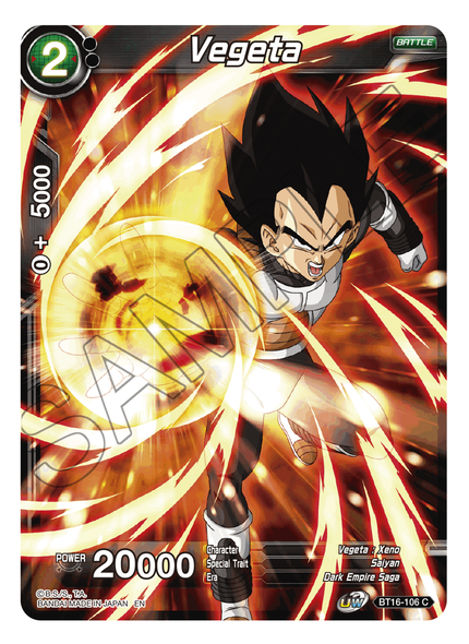 BT16-106: Vegeta (Foil)