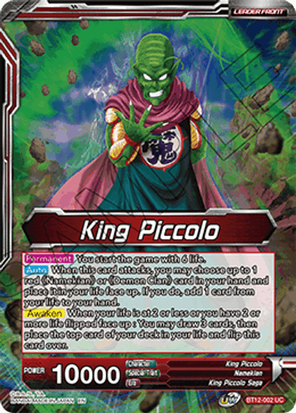 BT12-002: King Piccolo // King Piccolo, Demonic Rejuvenation