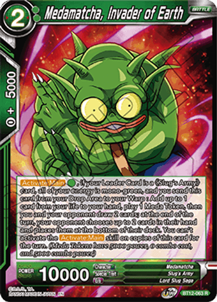 BT12-063: Medamatcha, Invader of Earth