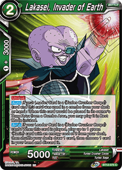 BT12-075: Lakasei, Invader of Earth