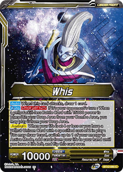 BT12-085: Whis // Whis, Godly Mentor