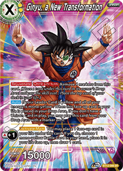 BT12-088: Ginyu, a New Transformation