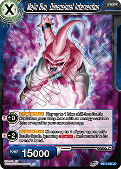 BT12-030: Majin Buu, Dimensional Intervention (Foil)