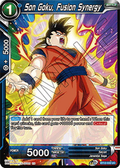 BT12-032: Son Goku, Fusion Synergy (Foil)