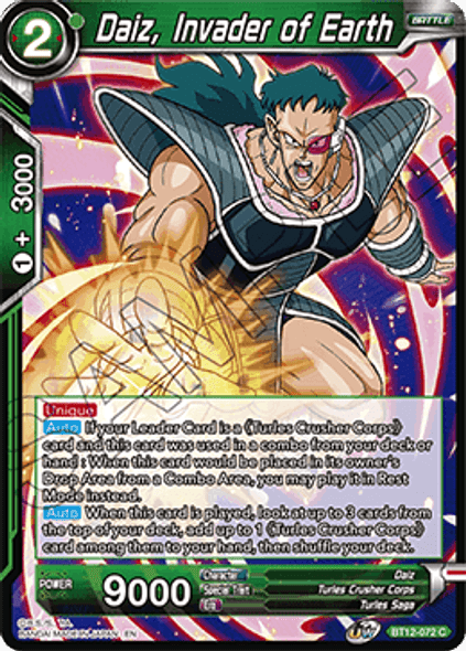 BT12-072: Daiz, Invader of Earth (Foil)