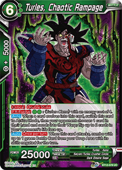 BT12-078: Turles, Chaotic Rampage (Foil)
