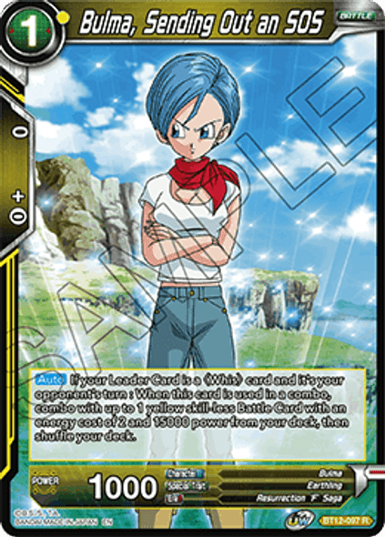 BT12-097: Bulma, Sending Out an SOS (Foil)